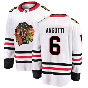Lou Angotti Chicago Blackhawks Fanatics Branded Breakaway Away Jersey (White)