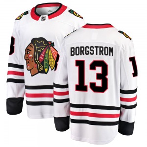 Henrik Borgstrom Chicago Blackhawks Fanatics Branded Breakaway Away Jersey (White)