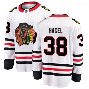 Brandon Hagel Chicago Blackhawks Fanatics Branded Breakaway Away Jersey (White)