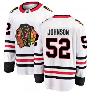 Reese Johnson Chicago Blackhawks Fanatics Branded Breakaway Away Jersey (White)