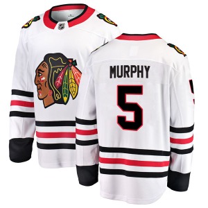 Connor Murphy Chicago Blackhawks Fanatics Branded Breakaway Away Jersey (White)