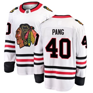 Darren Pang Chicago Blackhawks Fanatics Branded Breakaway Away Jersey (White)