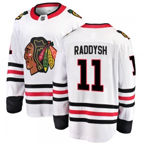 Taylor Raddysh Chicago Blackhawks Fanatics Branded Breakaway Away Jersey (White)