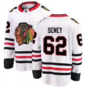 Brett Seney Chicago Blackhawks Fanatics Branded Breakaway Away Jersey (White)