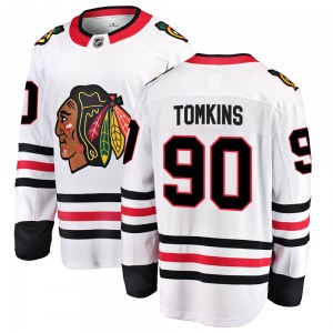 Matt Tomkins Chicago Blackhawks Fanatics Branded Breakaway Away Jersey (White)