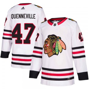 John Quenneville Chicago Blackhawks Adidas Youth Authentic ized Away Jersey (White)