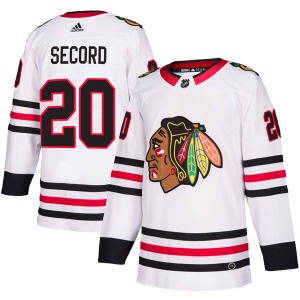 Al Secord Chicago Blackhawks Adidas Youth Authentic Away Jersey (White)