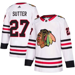 Darryl Sutter Chicago Blackhawks Adidas Youth Authentic Away Jersey (White)