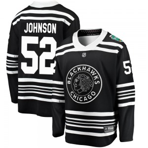 Reese Johnson Chicago Blackhawks Fanatics Branded Breakaway 2019 Winter Classic Jersey (Black)