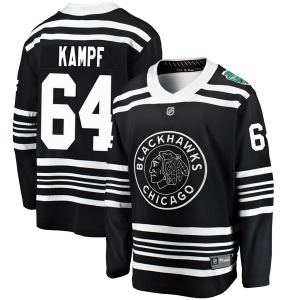 David Kampf Chicago Blackhawks Fanatics Branded Breakaway 2019 Winter Classic Jersey (Black)