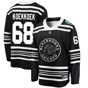 Slater Koekkoek Chicago Blackhawks Fanatics Branded Breakaway 2019 Winter Classic Jersey (Black)