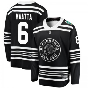 Olli Maatta Chicago Blackhawks Fanatics Branded Breakaway 2019 Winter Classic Jersey (Black)