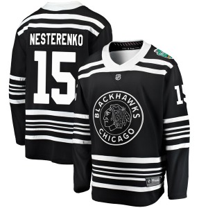 Eric Nesterenko Chicago Blackhawks Fanatics Branded Breakaway 2019 Winter Classic Jersey (Black)