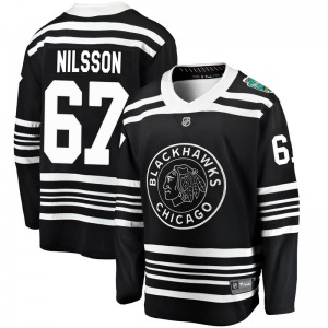 Jacob Nilsson Chicago Blackhawks Fanatics Branded Breakaway 2019 Winter Classic Jersey (Black)