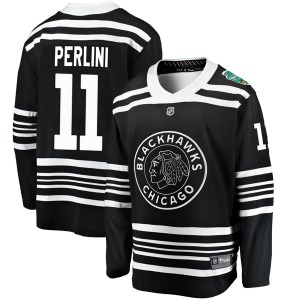 Brendan Perlini Chicago Blackhawks Fanatics Branded Breakaway 2019 Winter Classic Jersey (Black)