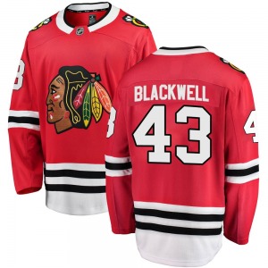 Colin Blackwell Chicago Blackhawks Fanatics Branded Youth Breakaway Red Home Jersey (Black)