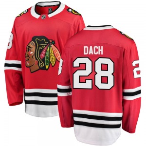Colton Dach Chicago Blackhawks Fanatics Branded Youth Breakaway Home Jersey (Red)