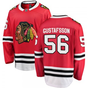 Erik Gustafsson Chicago Blackhawks Fanatics Branded Youth Breakaway Home Jersey (Red)