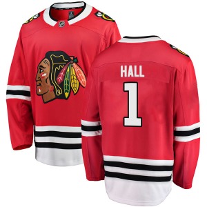 Glenn Hall Chicago Blackhawks Fanatics Branded Youth Breakaway Home Jersey (Red)