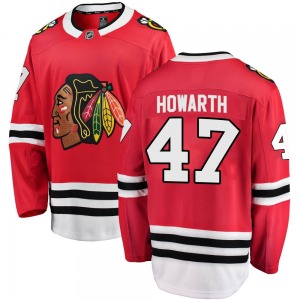Kale Howarth Chicago Blackhawks Fanatics Branded Youth Breakaway Home Jersey (Red)