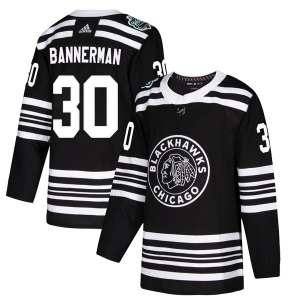 Murray Bannerman Chicago Blackhawks Adidas Authentic 2019 Winter Classic Jersey (Black)