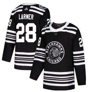 Steve Larmer Chicago Blackhawks Adidas Authentic 2019 Winter Classic Jersey (Black)