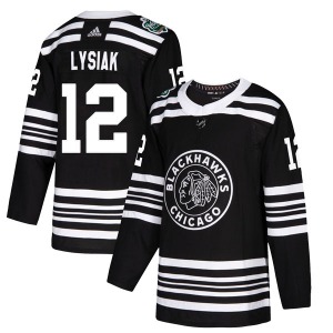Tom Lysiak Chicago Blackhawks Adidas Authentic 2019 Winter Classic Jersey (Black)