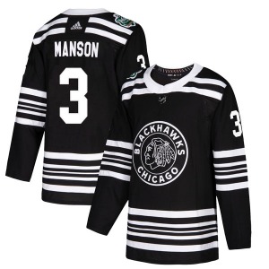 Dave Manson Chicago Blackhawks Adidas Authentic 2019 Winter Classic Jersey (Black)