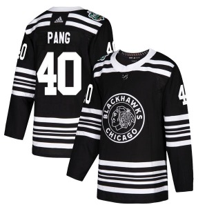 Darren Pang Chicago Blackhawks Adidas Authentic 2019 Winter Classic Jersey (Black)