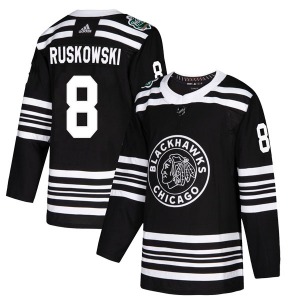 Terry Ruskowski Chicago Blackhawks Adidas Authentic 2019 Winter Classic Jersey (Black)