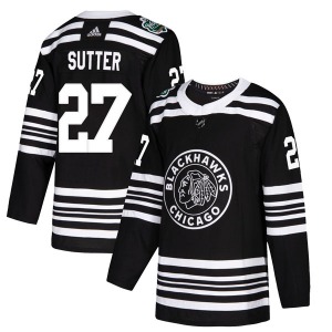 Darryl Sutter Chicago Blackhawks Adidas Authentic 2019 Winter Classic Jersey (Black)