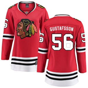 Erik Gustafsson Chicago Blackhawks Fanatics Branded Women's Breakaway Home Jersey (Red)