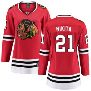Stan Mikita Chicago Blackhawks Fanatics Branded Women's Breakaway Home Jersey (Red)