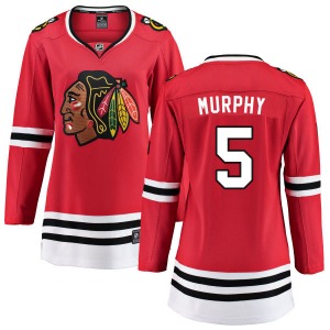 Connor Murphy Chicago Blackhawks Fanatics Branded Women's Breakaway Home Jersey (Red)
