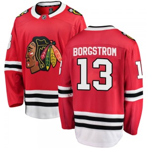 Henrik Borgstrom Chicago Blackhawks Fanatics Branded Breakaway Home Jersey (Red)