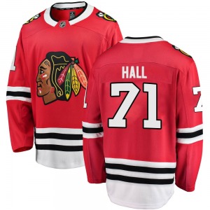 Taylor Hall Chicago Blackhawks Fanatics Branded Breakaway Home Jersey (Red)