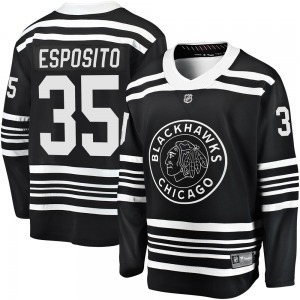 Tony Esposito Chicago Blackhawks Fanatics Branded Premier Breakaway Alternate 2019/20 Jersey (Black)