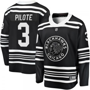 Pierre Pilote Chicago Blackhawks Fanatics Branded Premier Breakaway Alternate 2019/20 Jersey (Black)