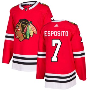 Phil Esposito Chicago Blackhawks Adidas Authentic Home Jersey (Red)