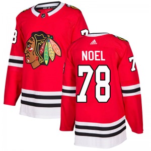 Nathan Noel Chicago Blackhawks Adidas Authentic Home Jersey (Red)