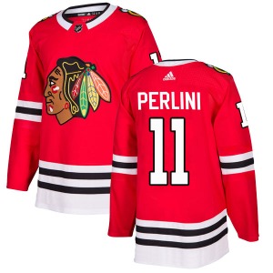 Brendan Perlini Chicago Blackhawks Adidas Authentic Home Jersey (Red)