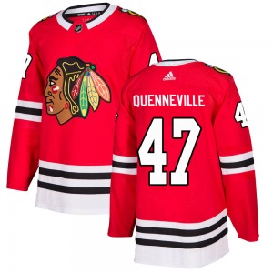 John Quenneville Chicago Blackhawks Adidas Authentic ized Home Jersey (Red)