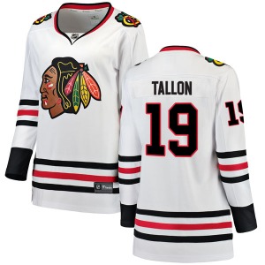 Dale Tallon Chicago Blackhawks Fanatics Branded Women's Breakaway Away Jersey (White)