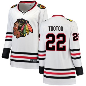 Jordin Tootoo Chicago Blackhawks Fanatics Branded Women's Breakaway Away Jersey (White)