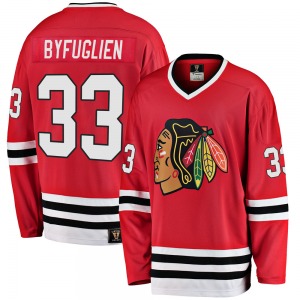 Dustin Byfuglien Chicago Blackhawks Fanatics Branded Youth Premier Breakaway Heritage Jersey (Red)