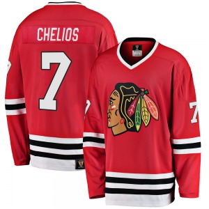 Chris Chelios Chicago Blackhawks Fanatics Branded Youth Premier Breakaway Heritage Jersey (Red)