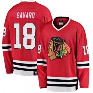 Denis Savard Chicago Blackhawks Fanatics Branded Youth Premier Breakaway Heritage Jersey (Red)