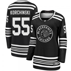 Kevin Korchinski Chicago Blackhawks Fanatics Branded Women's Premier Breakaway Alternate 2019/20 Jersey (Black)