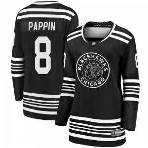 Jim Pappin Chicago Blackhawks Fanatics Branded Women's Premier Breakaway Alternate 2019/20 Jersey (Black)