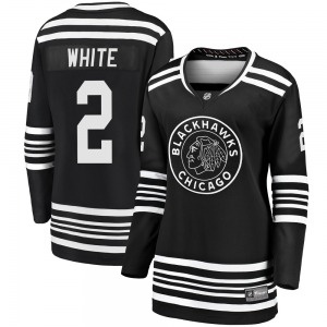 Bill White Chicago Blackhawks Fanatics Branded Women's Premier Breakaway Black Alternate 2019/20 Jersey (White)